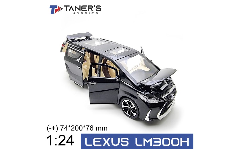 Diecast Mobil SUV LEXUS LM300 H Miniatur Metal Model 1:24